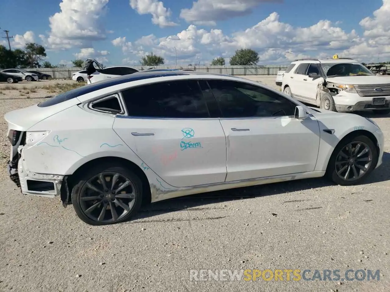 3 Фотография поврежденного автомобиля 5YJ3E1EA3LF804966 TESLA MODEL 3 2020