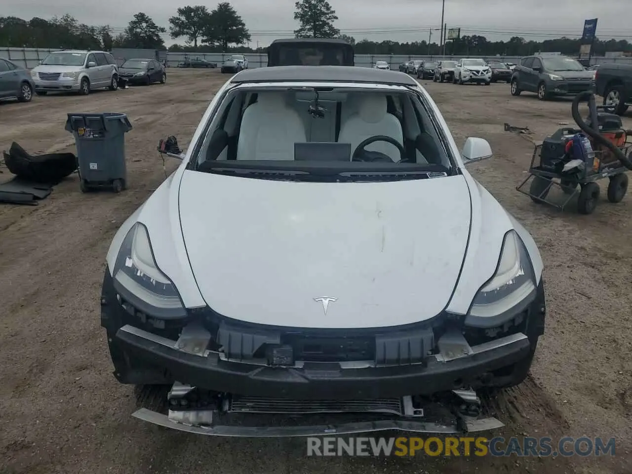 5 Photograph of a damaged car 5YJ3E1EA4LF591168 TESLA MODEL 3 2020