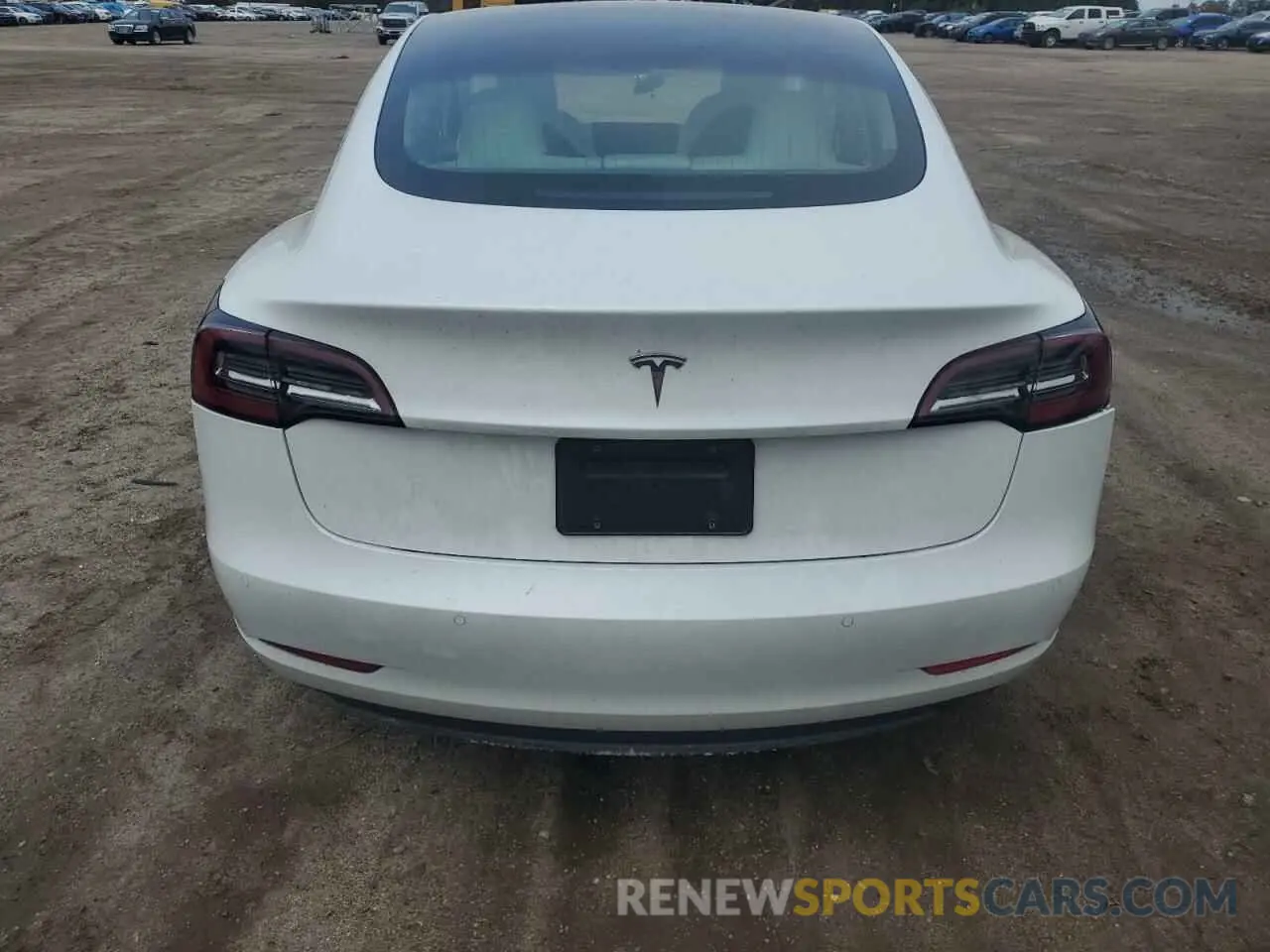 6 Photograph of a damaged car 5YJ3E1EA4LF591168 TESLA MODEL 3 2020