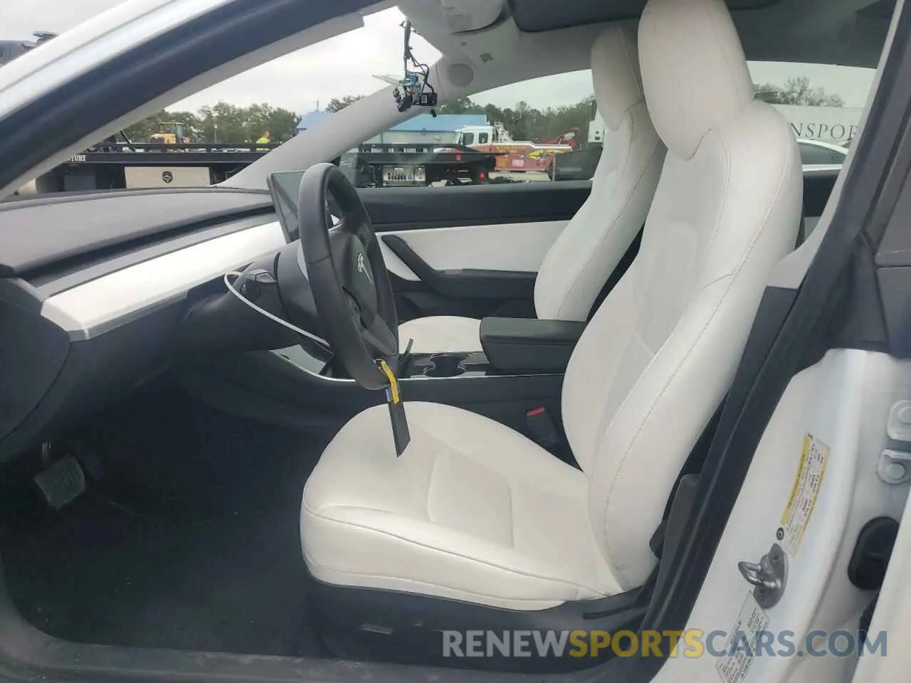 7 Photograph of a damaged car 5YJ3E1EA4LF591168 TESLA MODEL 3 2020