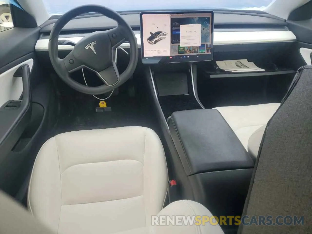 8 Photograph of a damaged car 5YJ3E1EA4LF591168 TESLA MODEL 3 2020
