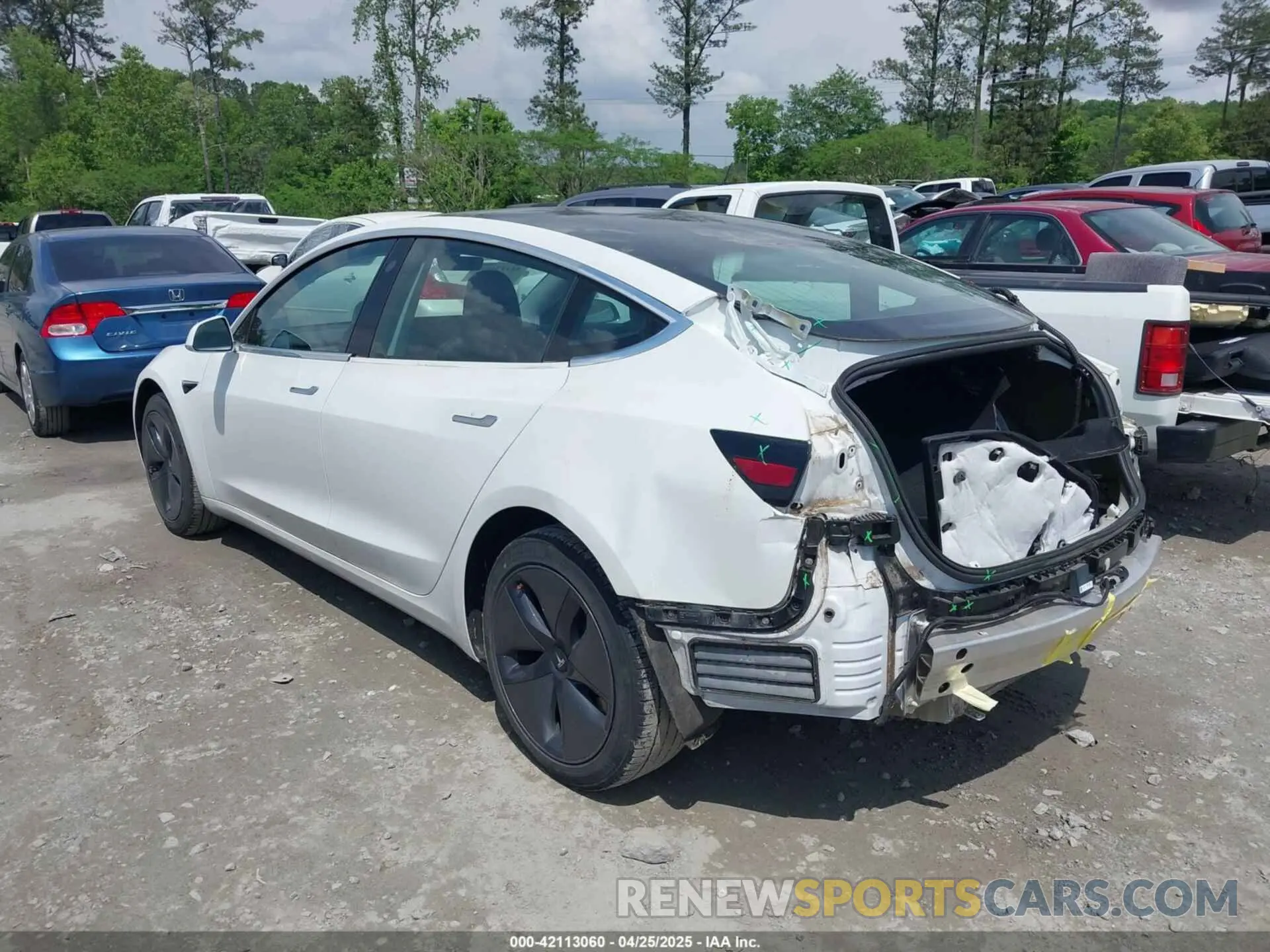 14 Фотография поврежденного автомобиля 5YJ3E1EA4LF598069 TESLA MODEL 3 2020