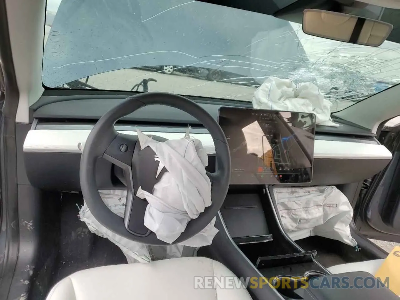 8 Photograph of a damaged car 5YJ3E1EA4LF662210 TESLA MODEL 3 2020