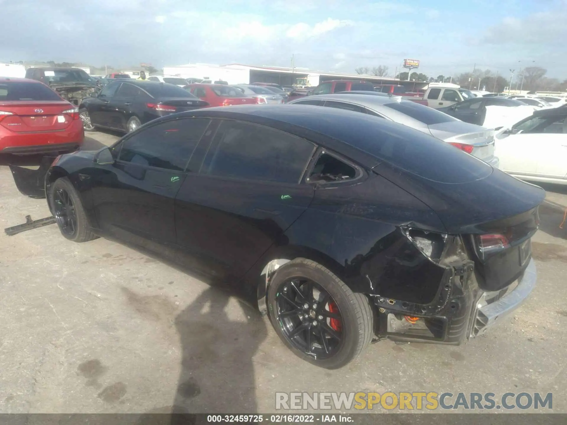3 Фотография поврежденного автомобиля 5YJ3E1EA4LF736600 TESLA MODEL 3 2020