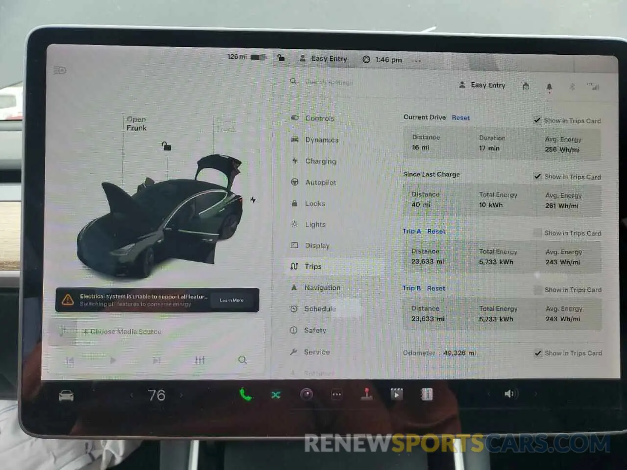 9 Photograph of a damaged car 5YJ3E1EA4LF745474 TESLA MODEL 3 2020