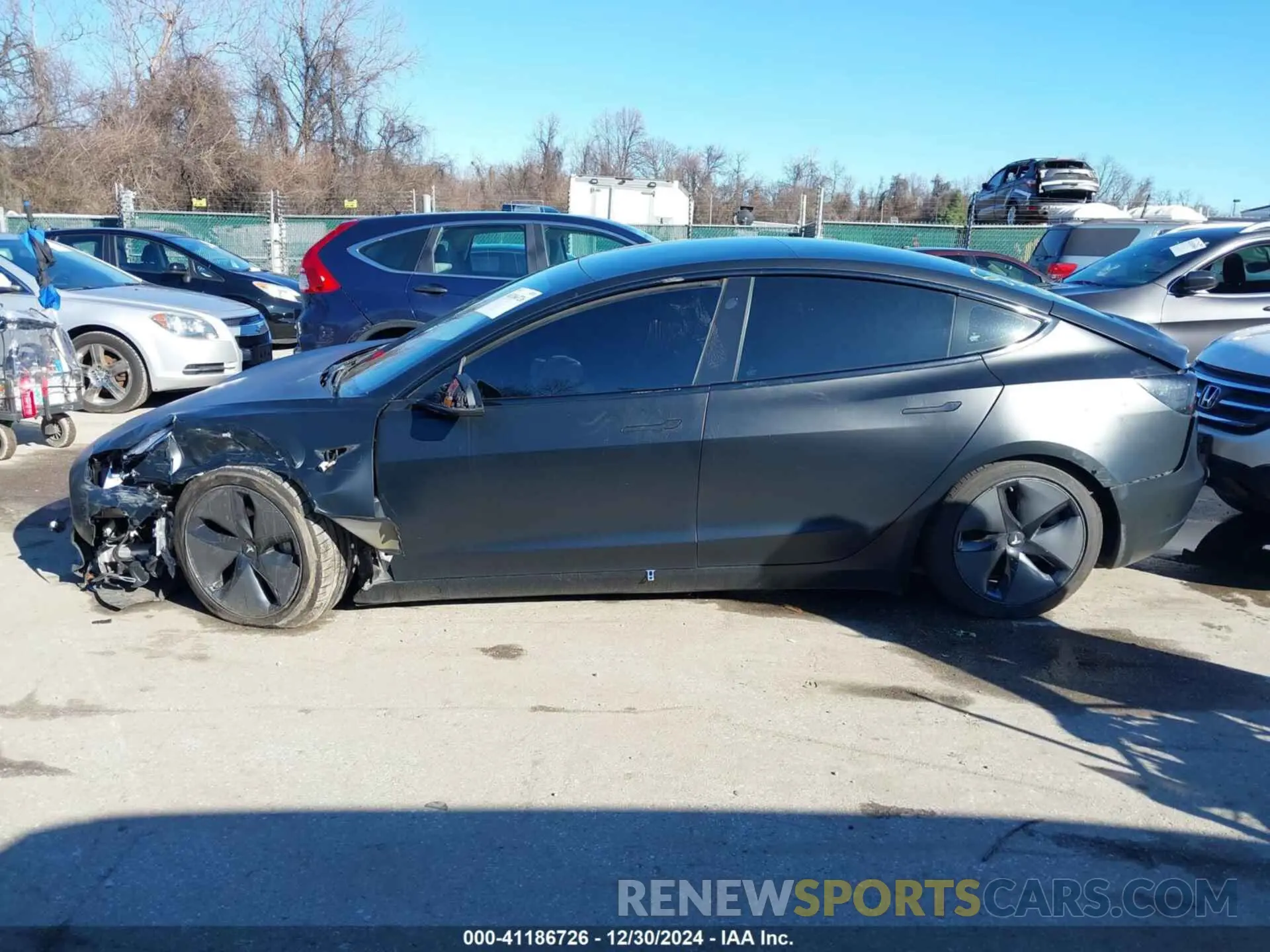 14 Photograph of a damaged car 5YJ3E1EA4LF745491 TESLA MODEL 3 2020