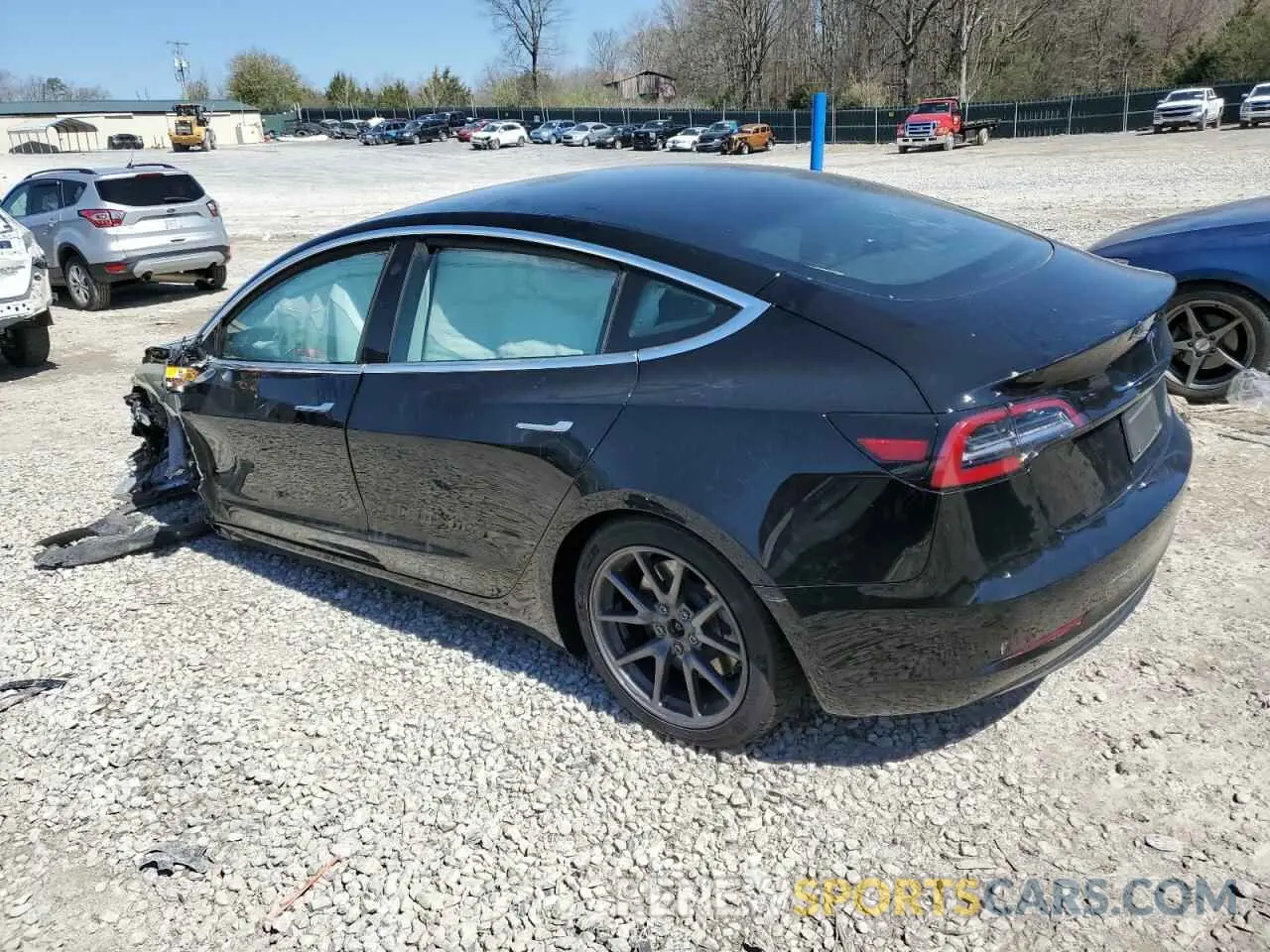 2 Фотография поврежденного автомобиля 5YJ3E1EA4LF784677 TESLA MODEL 3 2020