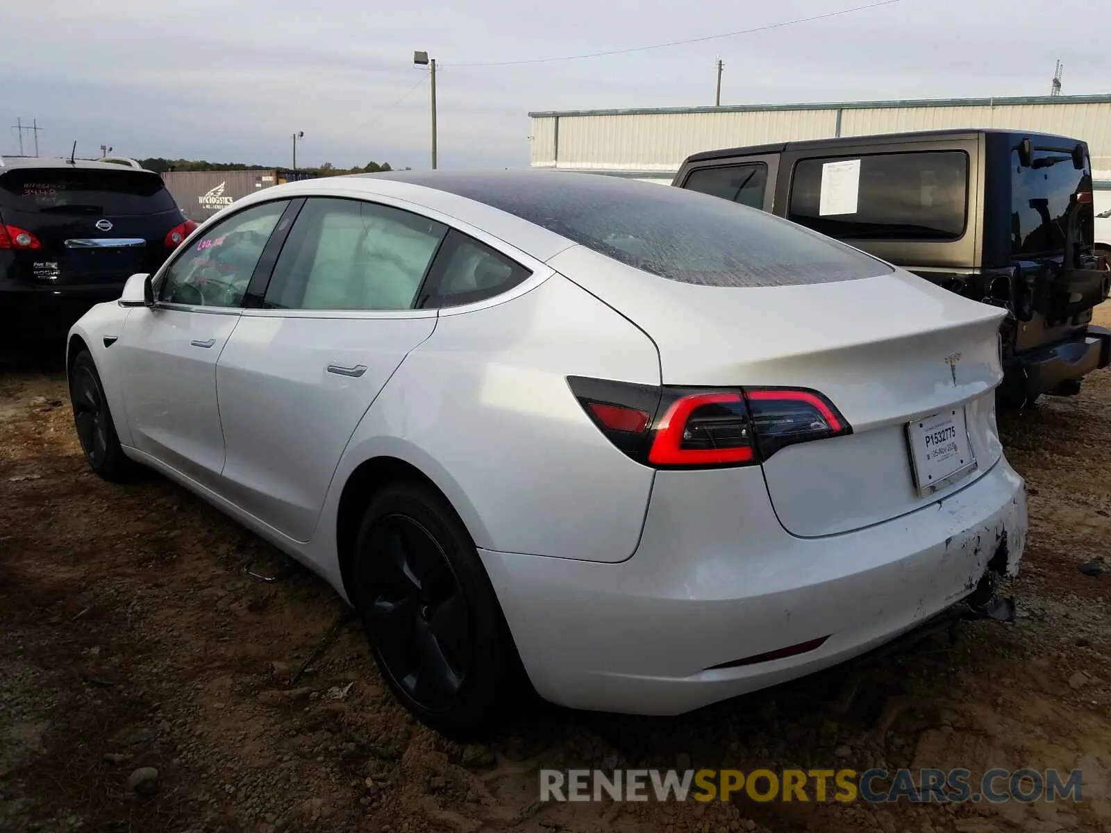 3 Photograph of a damaged car 5YJ3E1EA4LF793251 TESLA MODEL 3 2020