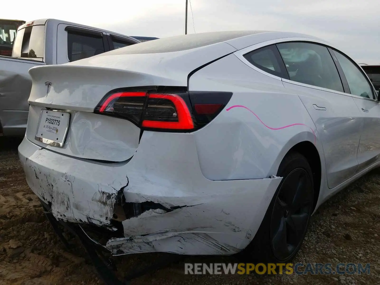 9 Photograph of a damaged car 5YJ3E1EA4LF793251 TESLA MODEL 3 2020