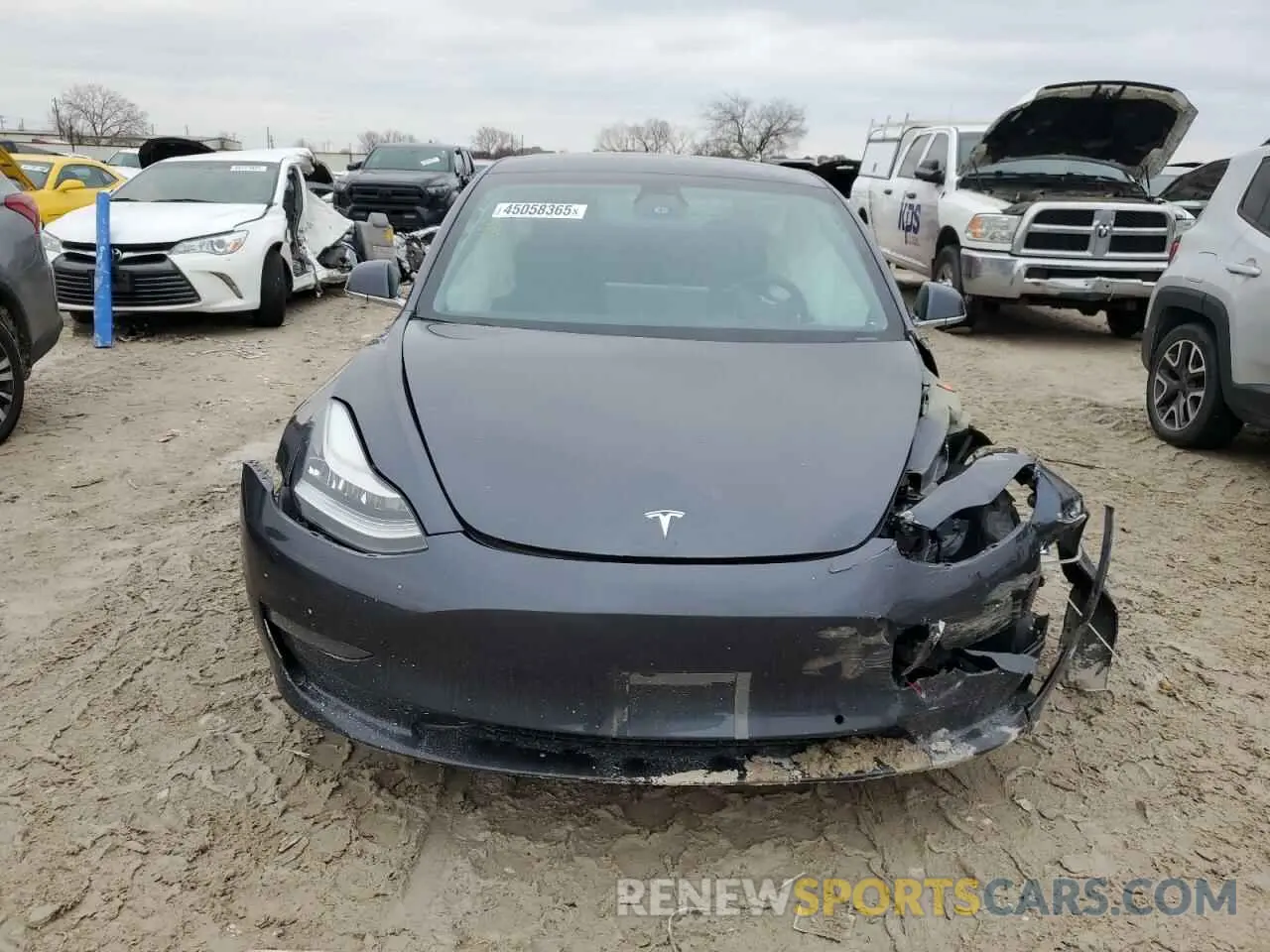 5 Photograph of a damaged car 5YJ3E1EA4LF799034 TESLA MODEL 3 2020