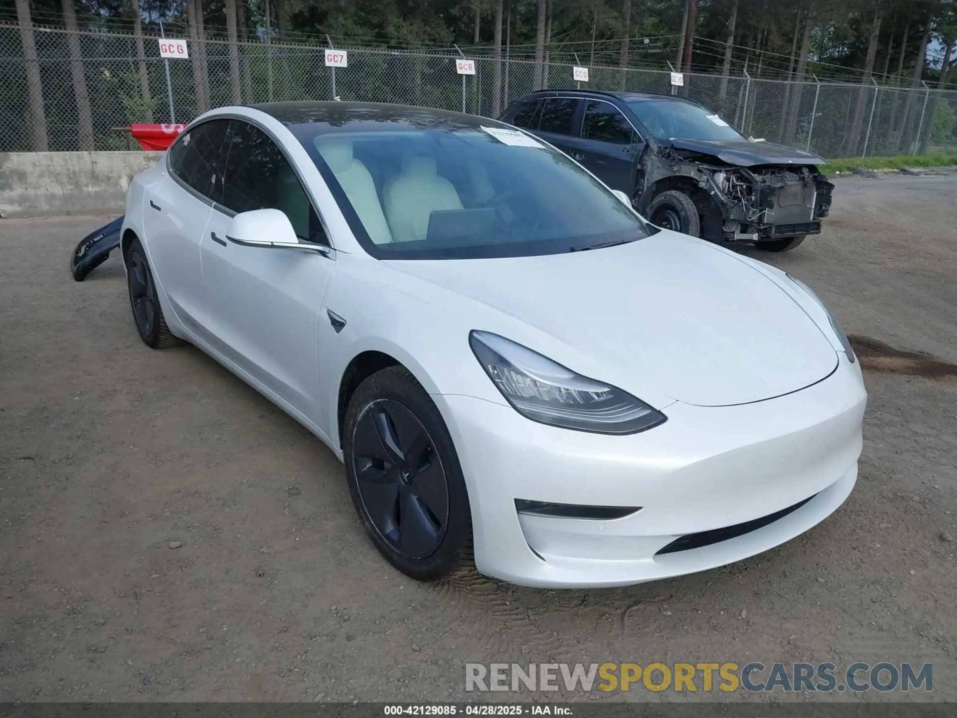 1 Фотография поврежденного автомобиля 5YJ3E1EA5LF613002 TESLA MODEL 3 2020