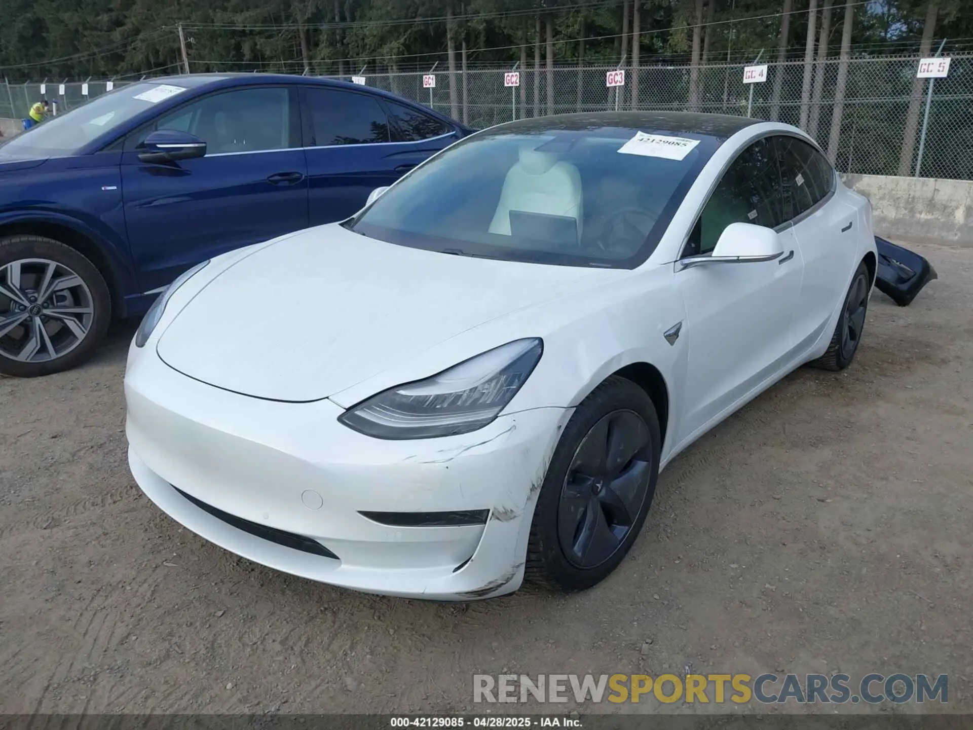 2 Фотография поврежденного автомобиля 5YJ3E1EA5LF613002 TESLA MODEL 3 2020