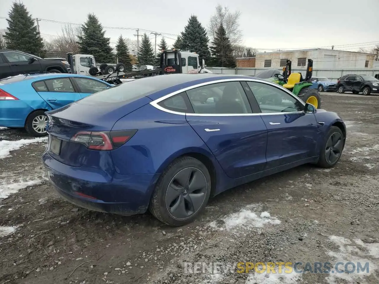 3 Photograph of a damaged car 5YJ3E1EA5LF625456 TESLA MODEL 3 2020