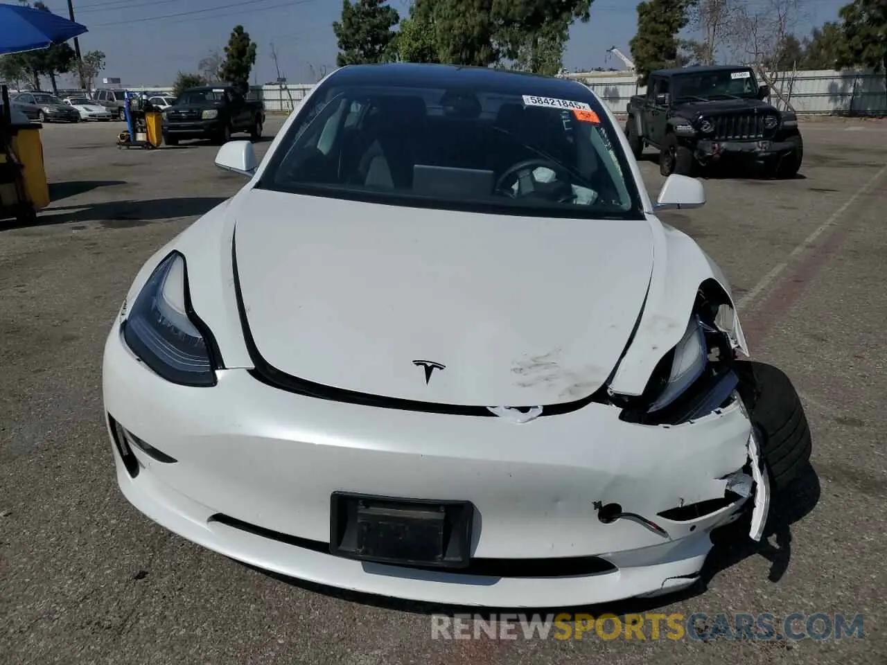 5 Photograph of a damaged car 5YJ3E1EA5LF632178 TESLA MODEL 3 2020
