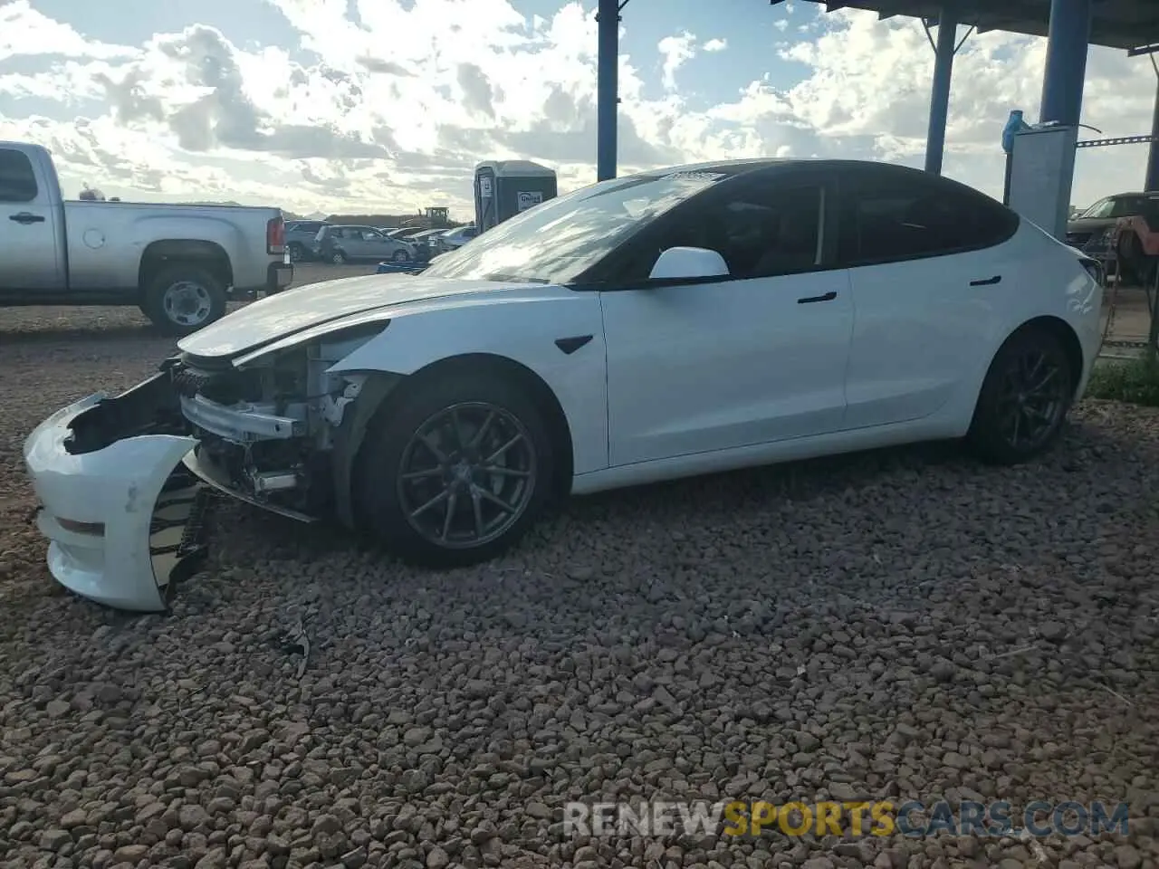 1 Фотография поврежденного автомобиля 5YJ3E1EA5LF633069 TESLA MODEL 3 2020