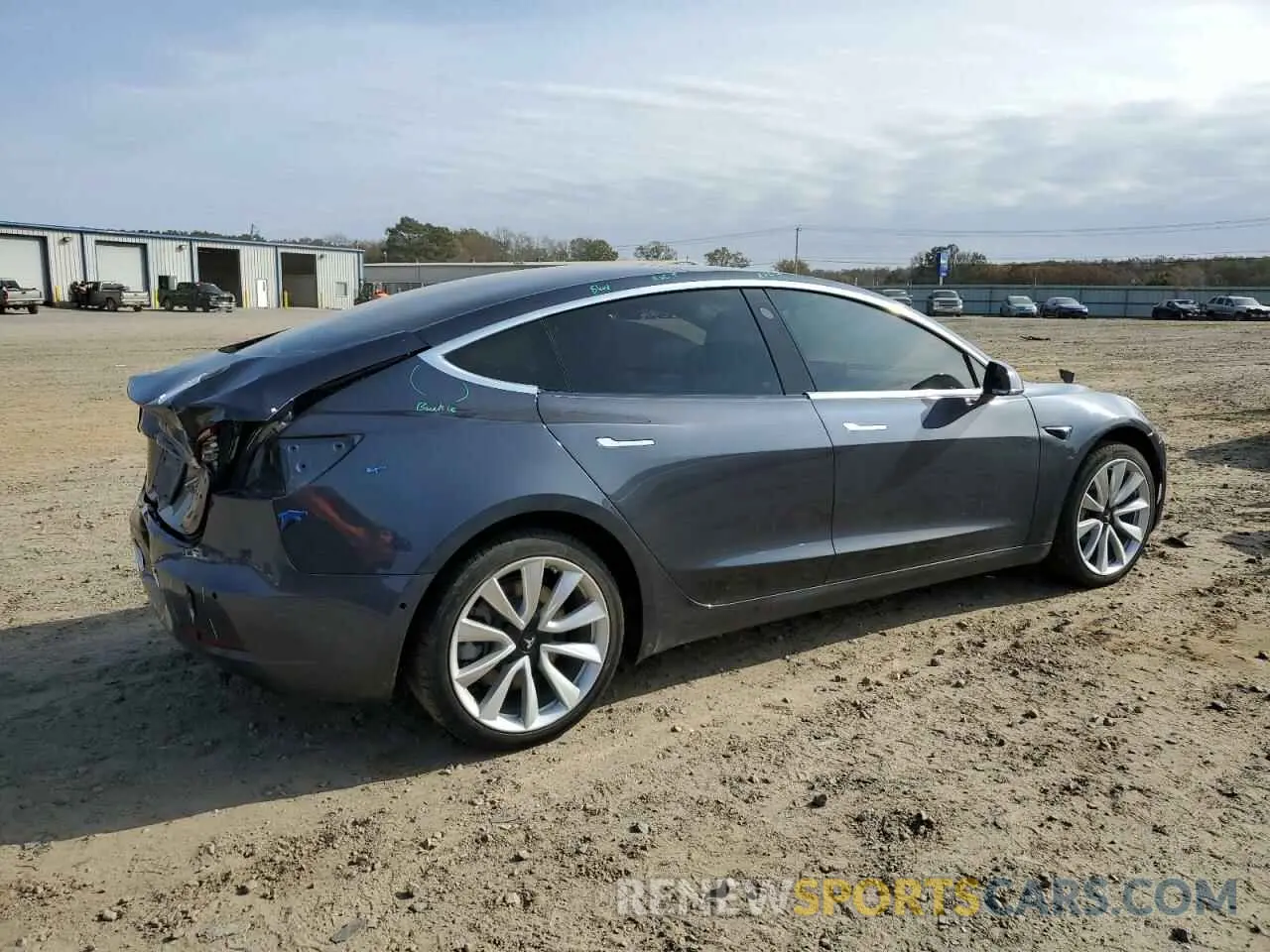 3 Photograph of a damaged car 5YJ3E1EA5LF633735 TESLA MODEL 3 2020