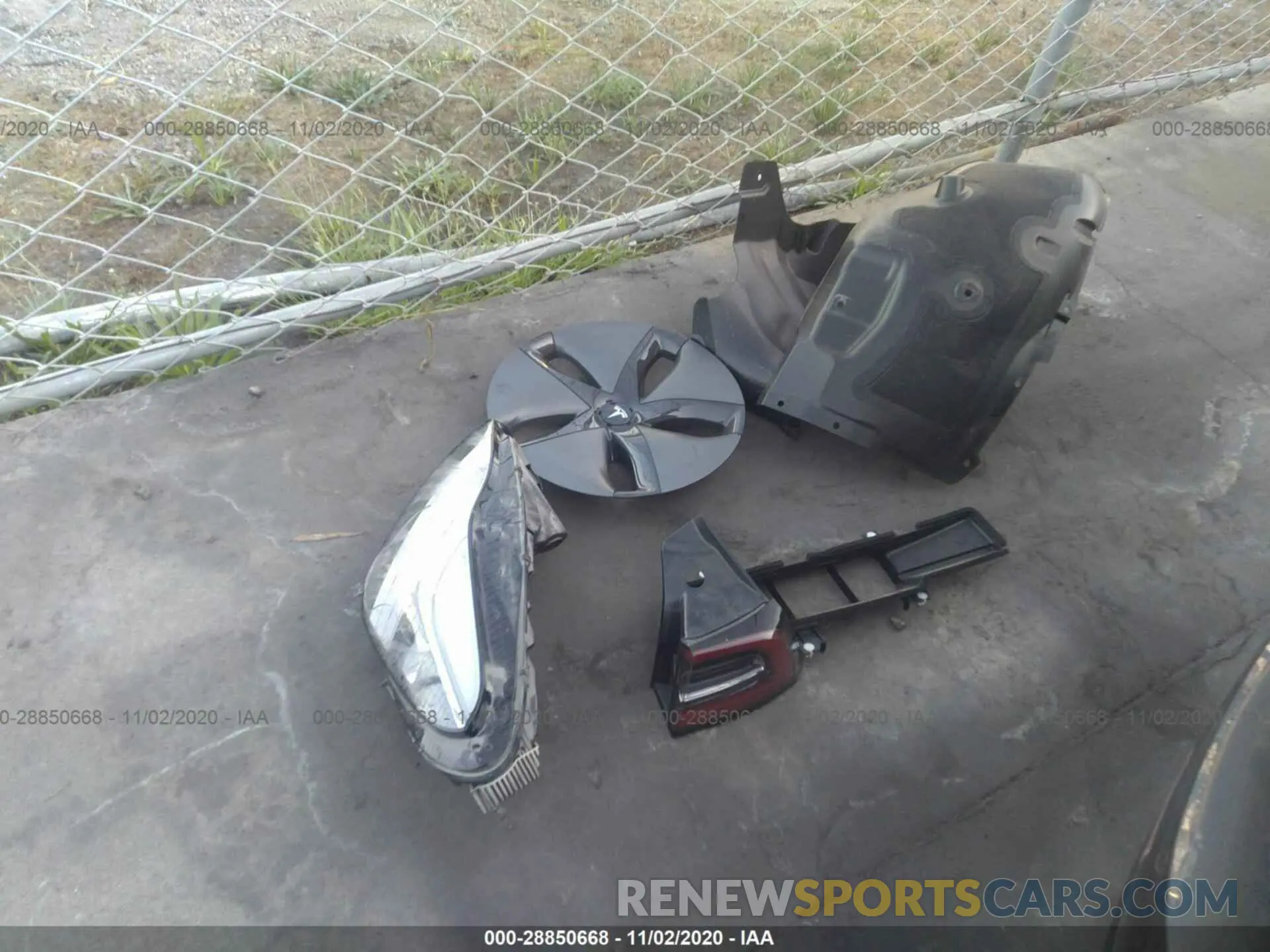 12 Photograph of a damaged car 5YJ3E1EA5LF644220 TESLA MODEL 3 2020