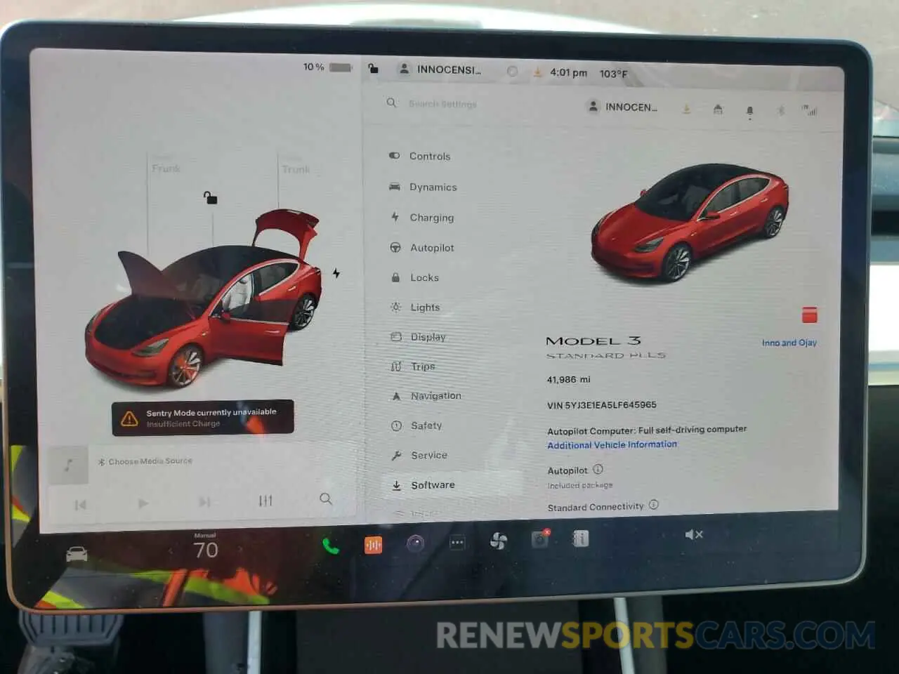9 Photograph of a damaged car 5YJ3E1EA5LF645965 TESLA MODEL 3 2020