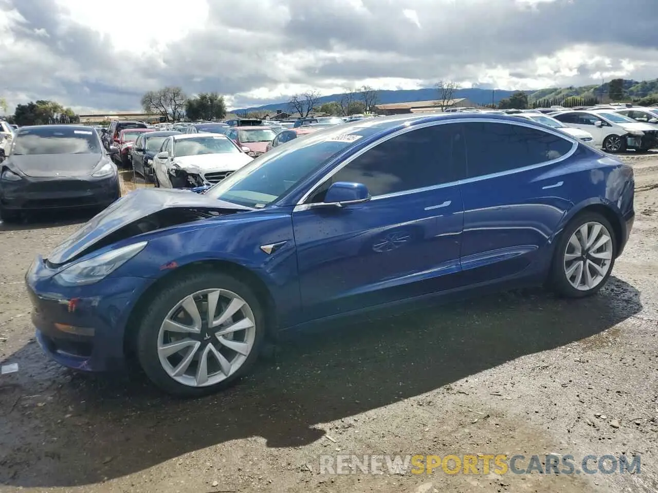 1 Фотография поврежденного автомобиля 5YJ3E1EA5LF661406 TESLA MODEL 3 2020