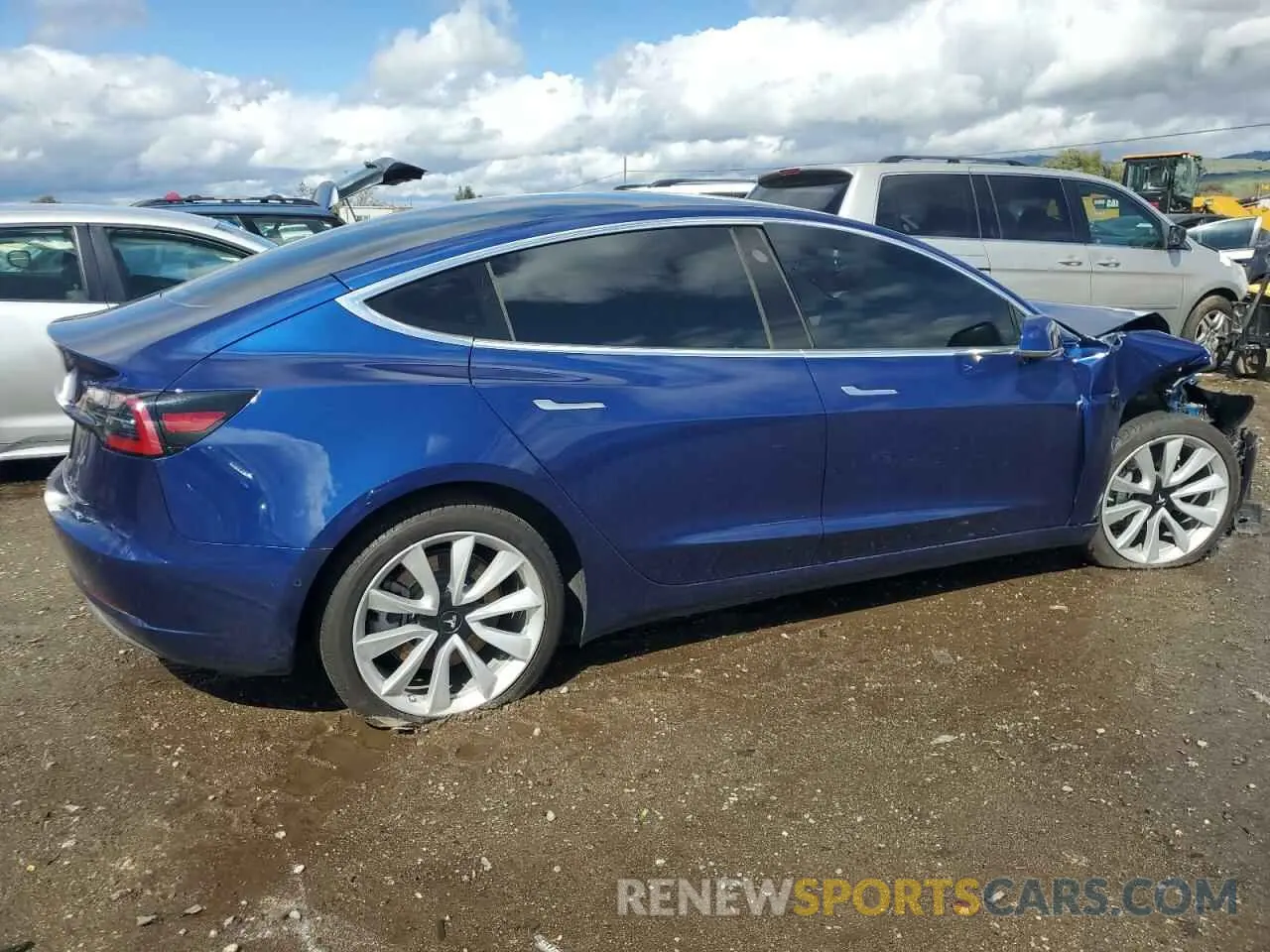3 Фотография поврежденного автомобиля 5YJ3E1EA5LF661406 TESLA MODEL 3 2020