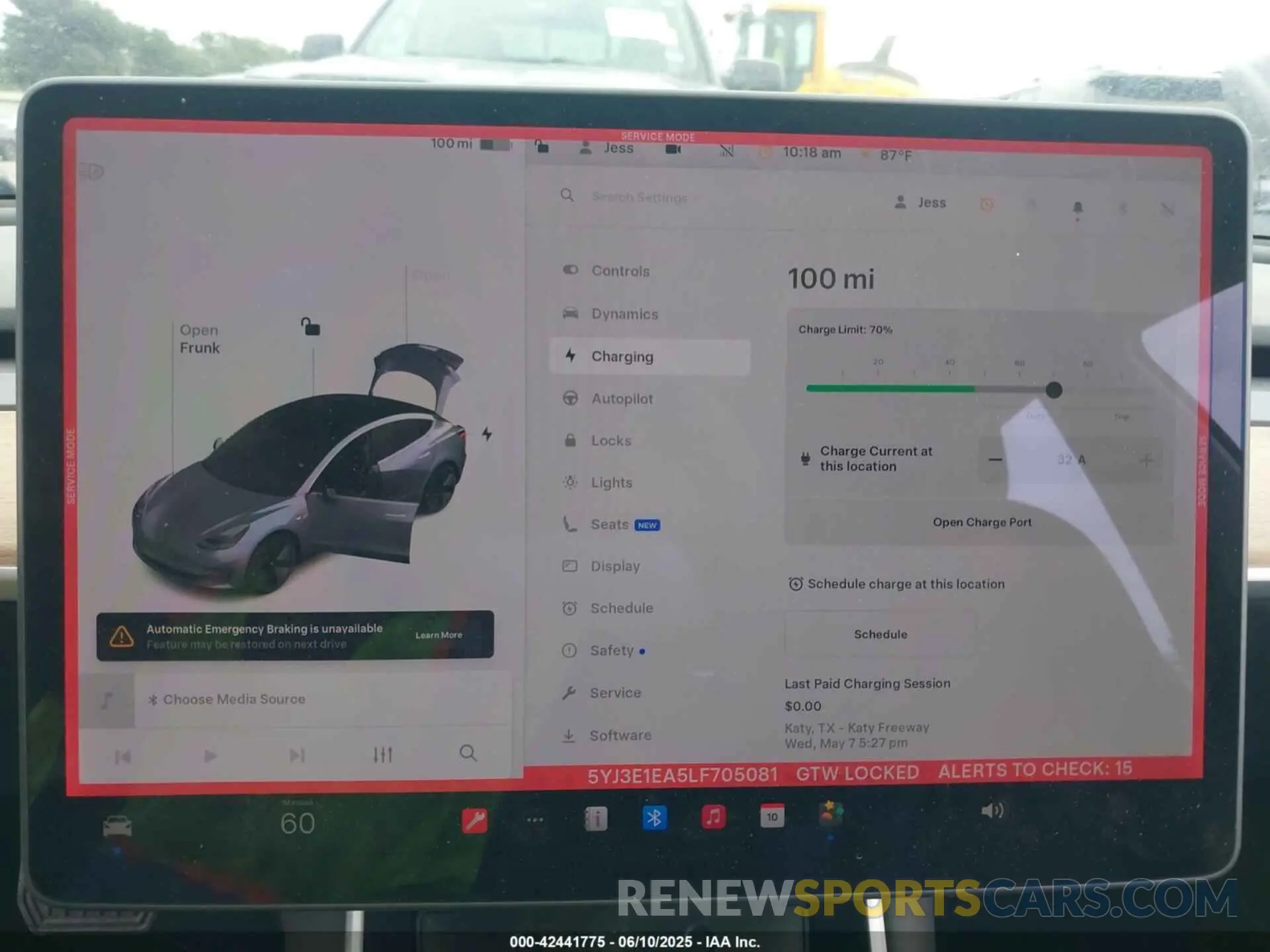 17 Фотография поврежденного автомобиля 5YJ3E1EA5LF705081 TESLA MODEL 3 2020