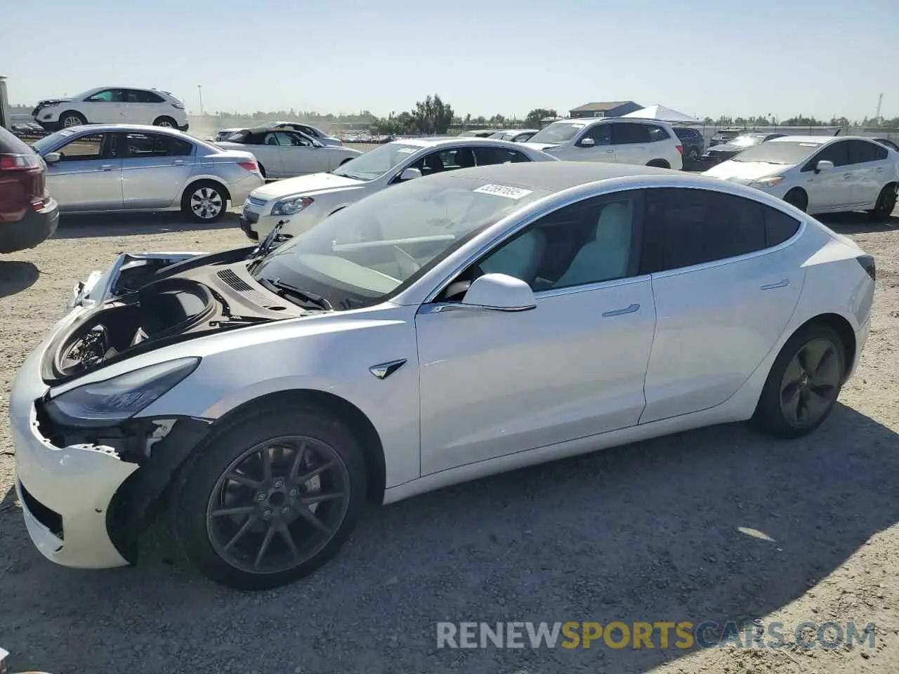 1 Фотография поврежденного автомобиля 5YJ3E1EA5LF741093 TESLA MODEL 3 2020
