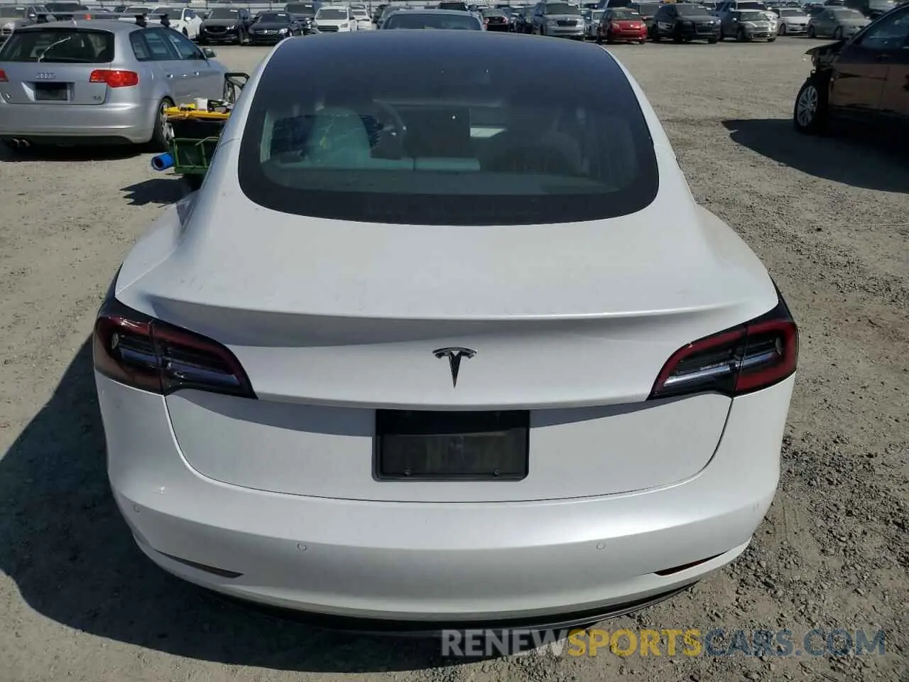 6 Фотография поврежденного автомобиля 5YJ3E1EA5LF741093 TESLA MODEL 3 2020