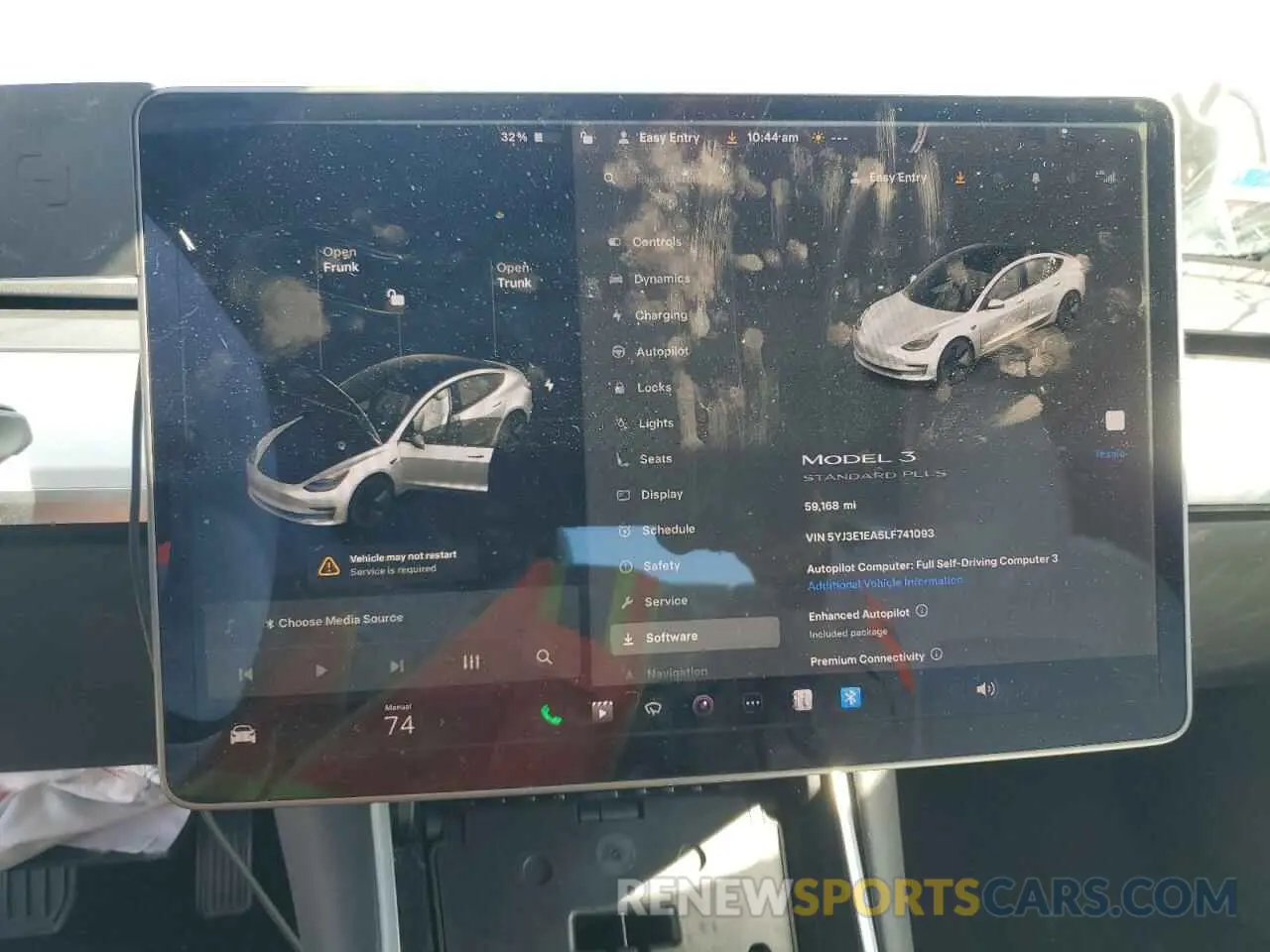 9 Фотография поврежденного автомобиля 5YJ3E1EA5LF741093 TESLA MODEL 3 2020