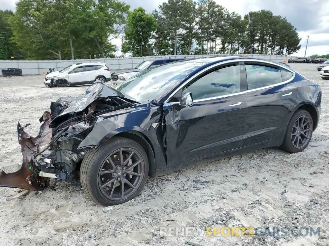 1 Photograph of a damaged car 5YJ3E1EA5LF784770 TESLA MODEL 3 2020
