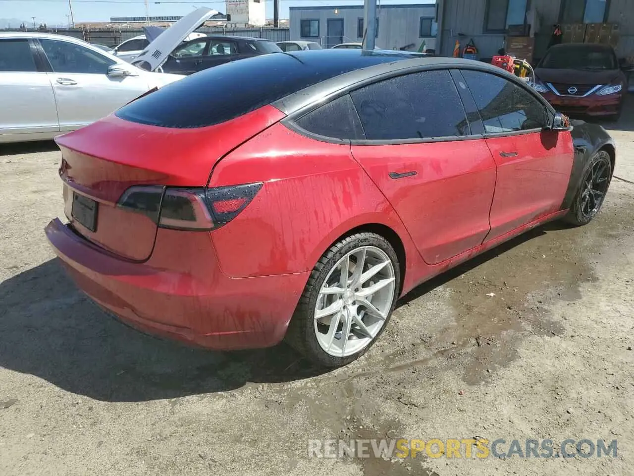 3 Photograph of a damaged car 5YJ3E1EA5LF802510 TESLA MODEL 3 2020