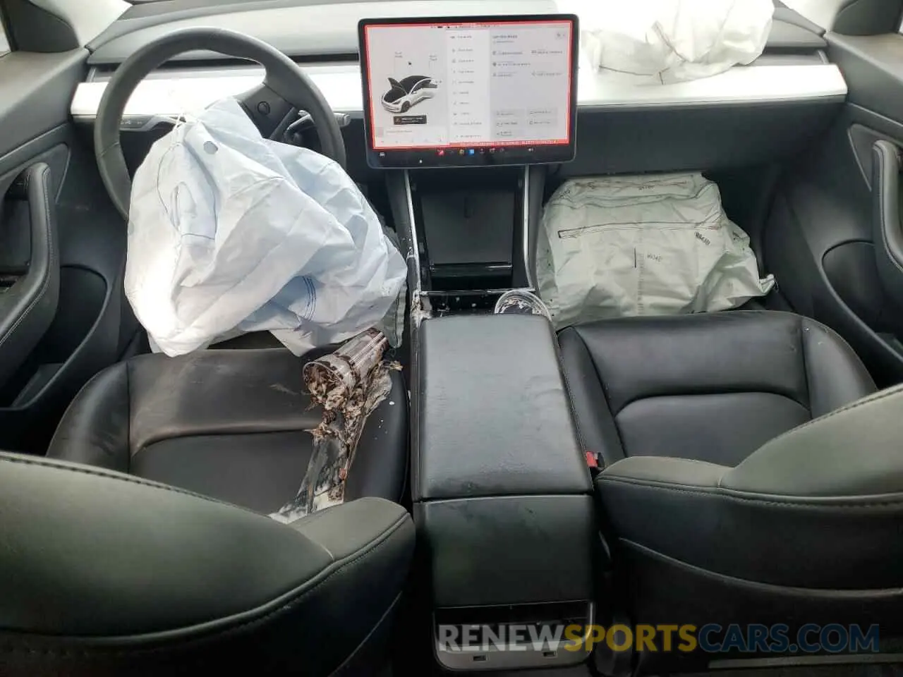 8 Photograph of a damaged car 5YJ3E1EA6LF625983 TESLA MODEL 3 2020
