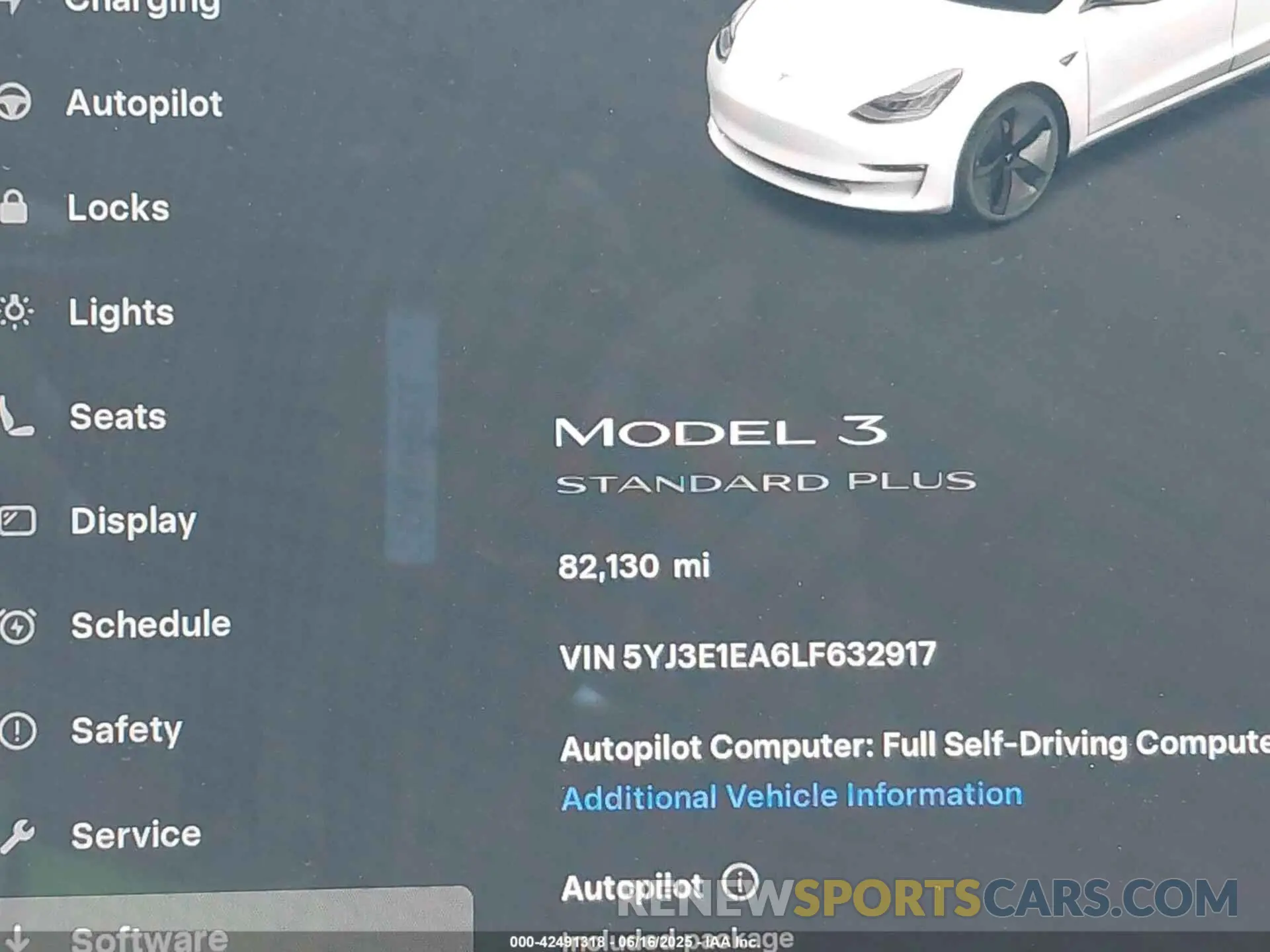 15 Фотография поврежденного автомобиля 5YJ3E1EA6LF632917 TESLA MODEL 3 2020