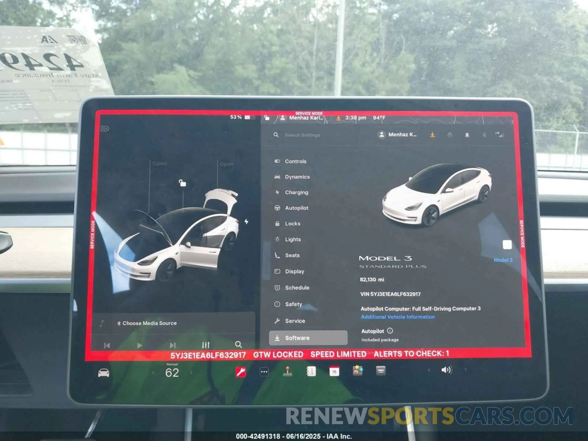 18 Фотография поврежденного автомобиля 5YJ3E1EA6LF632917 TESLA MODEL 3 2020