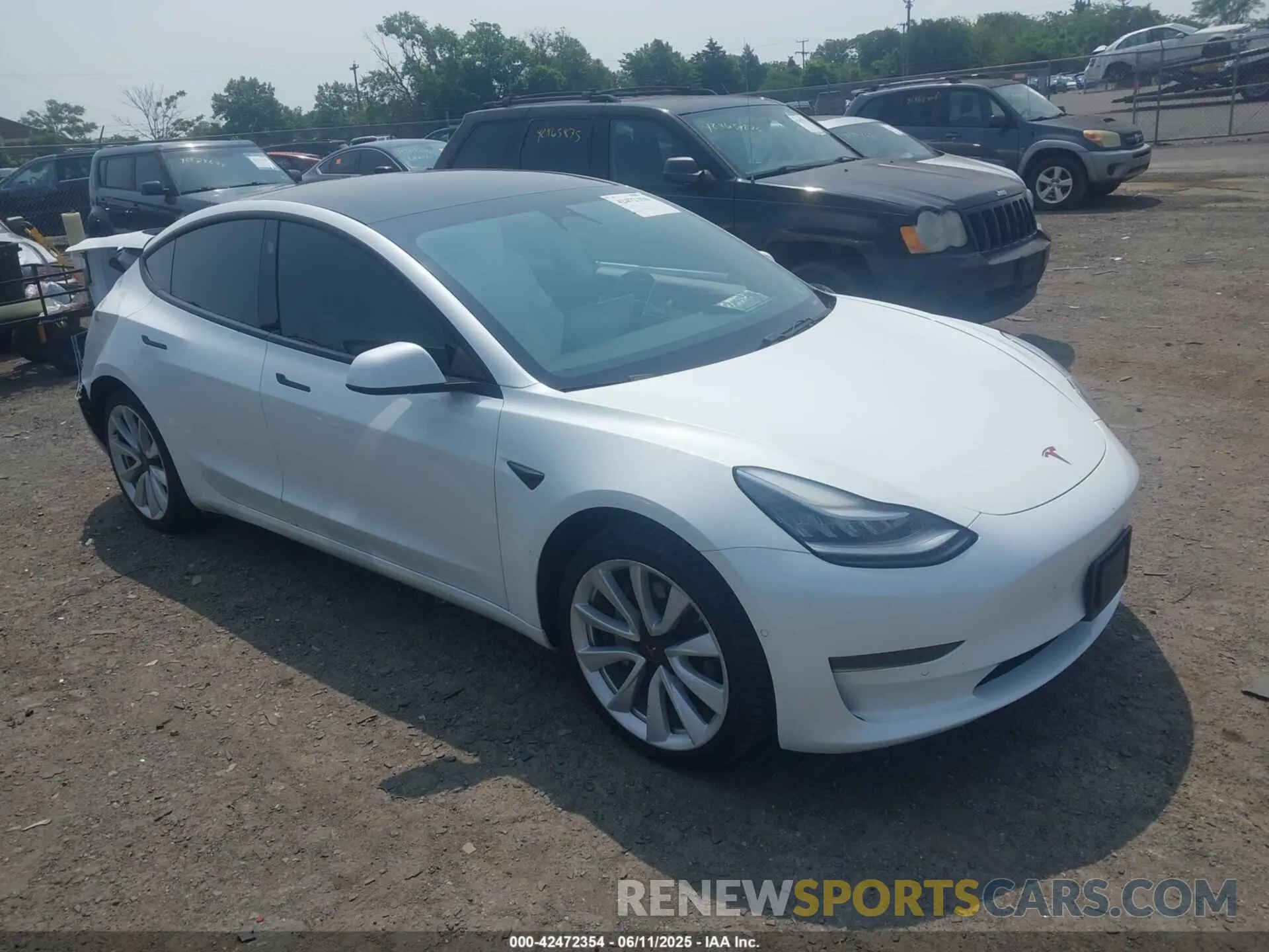 1 Фотография поврежденного автомобиля 5YJ3E1EA6LF635008 TESLA MODEL 3 2020
