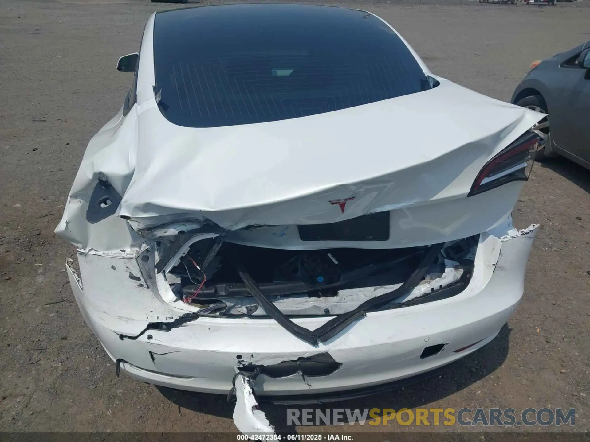 6 Фотография поврежденного автомобиля 5YJ3E1EA6LF635008 TESLA MODEL 3 2020