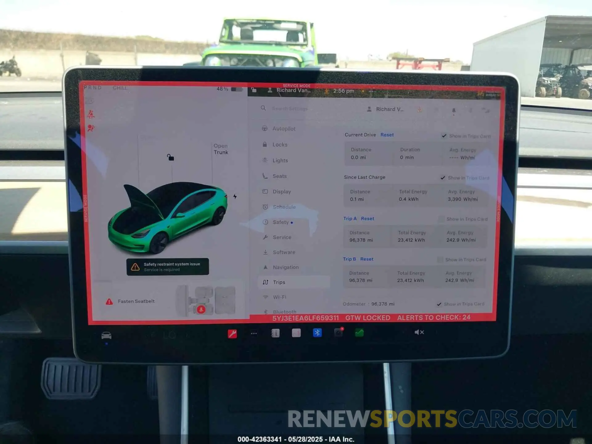 19 Фотография поврежденного автомобиля 5YJ3E1EA6LF659311 TESLA MODEL 3 2020