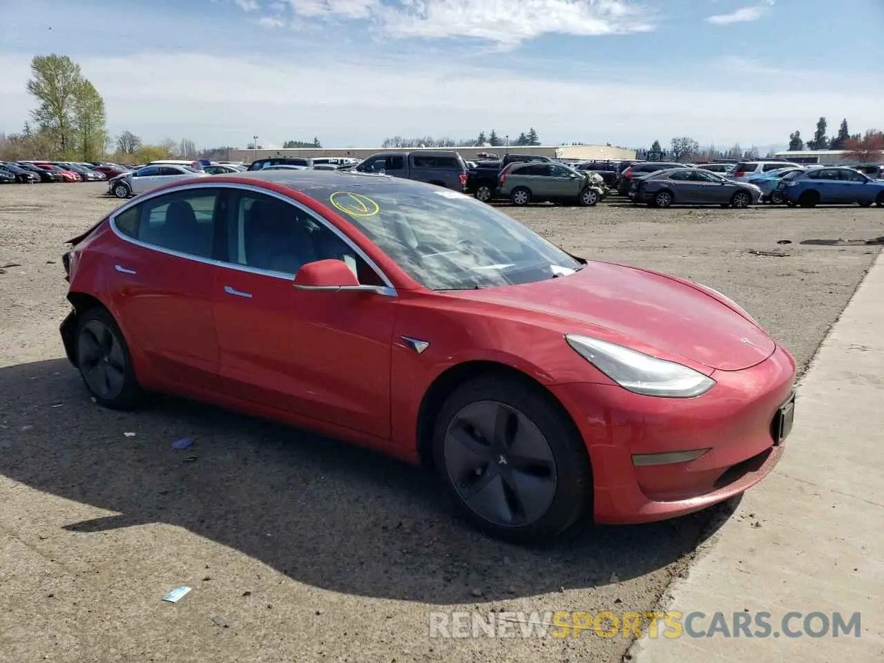 4 Photograph of a damaged car 5YJ3E1EA6LF705655 TESLA MODEL 3 2020