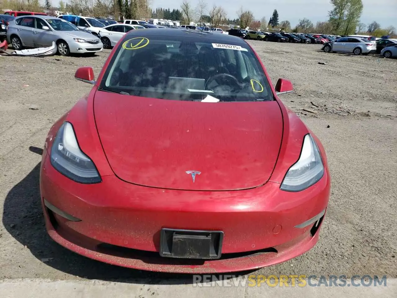 5 Photograph of a damaged car 5YJ3E1EA6LF705655 TESLA MODEL 3 2020