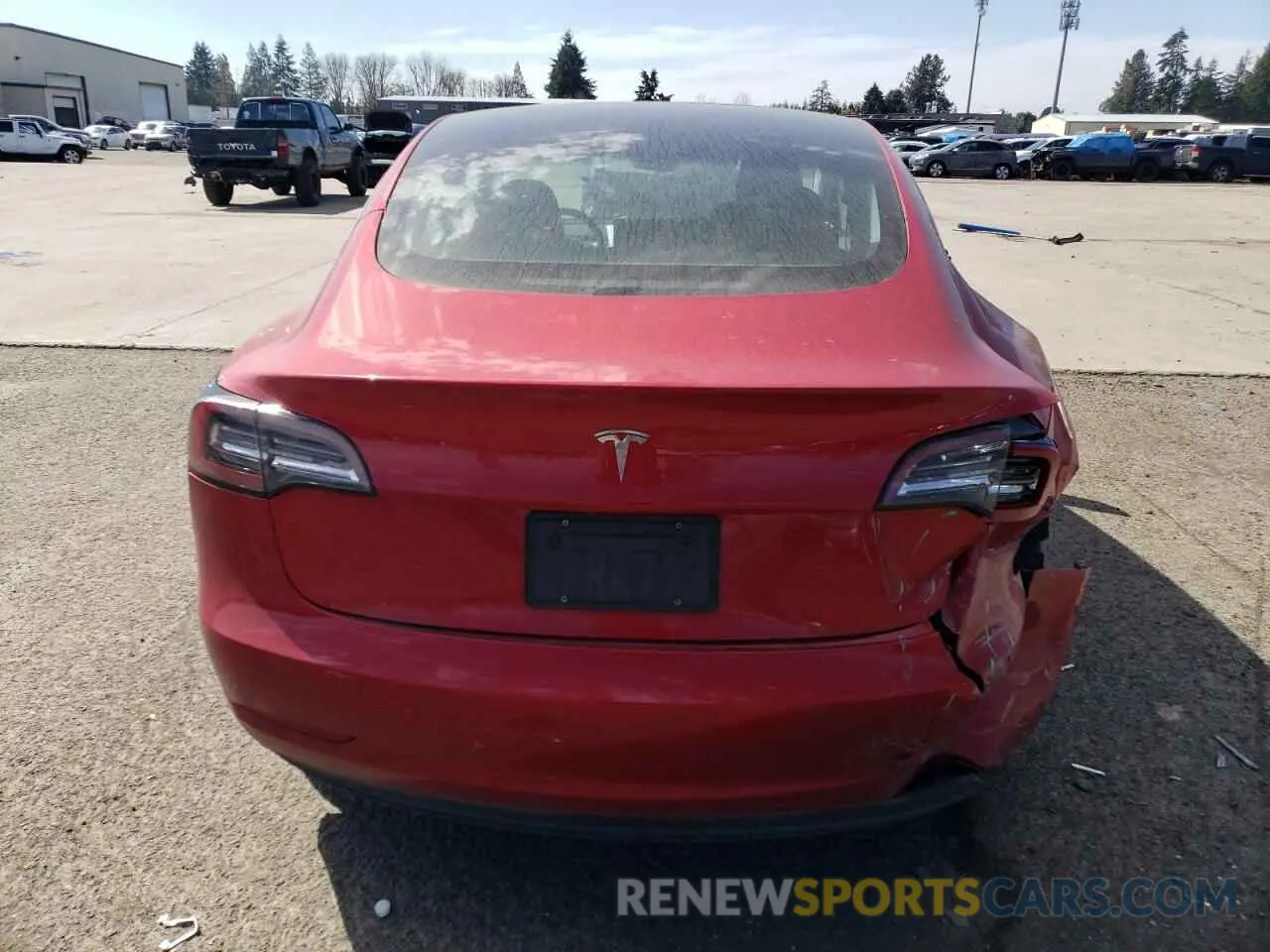 6 Photograph of a damaged car 5YJ3E1EA6LF705655 TESLA MODEL 3 2020