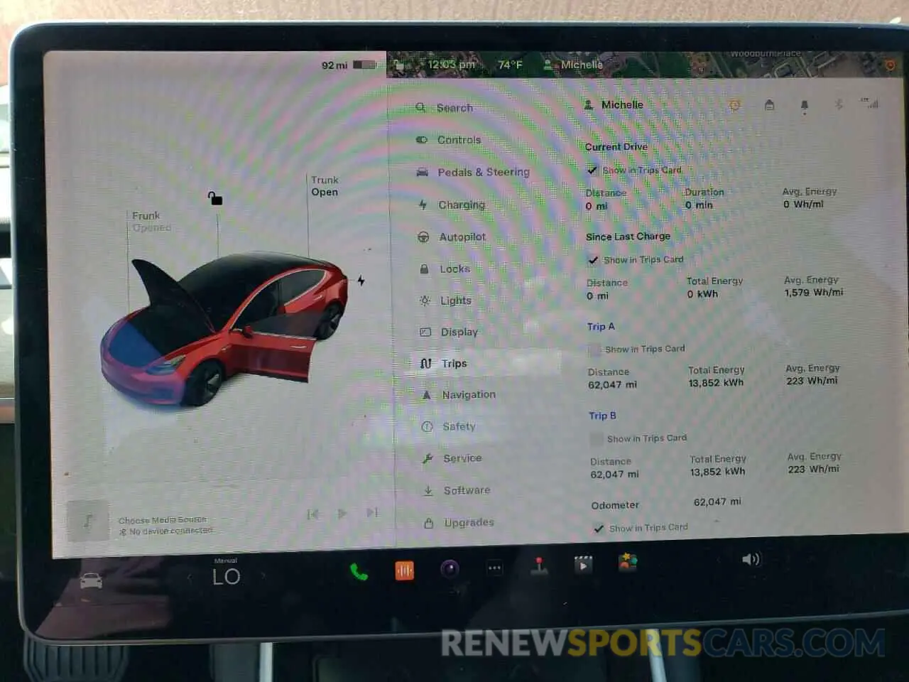 9 Photograph of a damaged car 5YJ3E1EA6LF705655 TESLA MODEL 3 2020