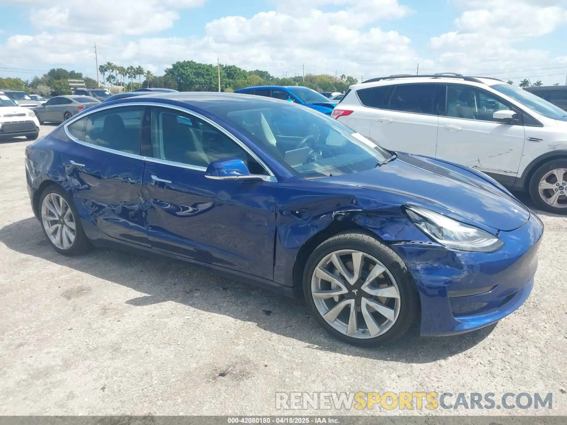 1 Фотография поврежденного автомобиля 5YJ3E1EA6LF785622 TESLA MODEL 3 2020