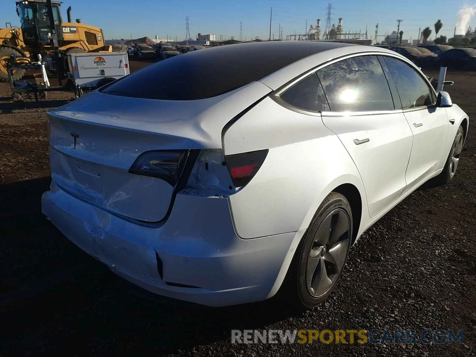 4 Photograph of a damaged car 5YJ3E1EA6LF803892 TESLA MODEL 3 2020