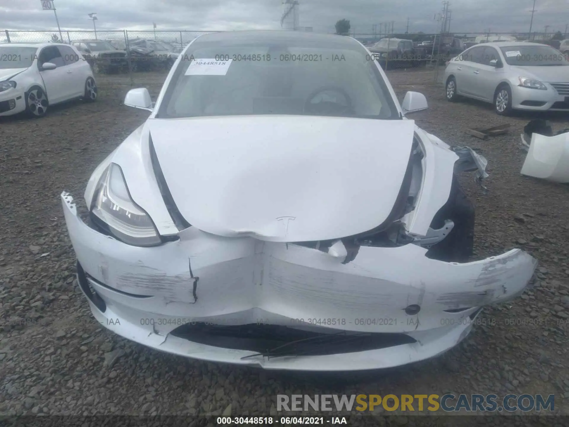 6 Photograph of a damaged car 5YJ3E1EA6LF805142 TESLA MODEL 3 2020