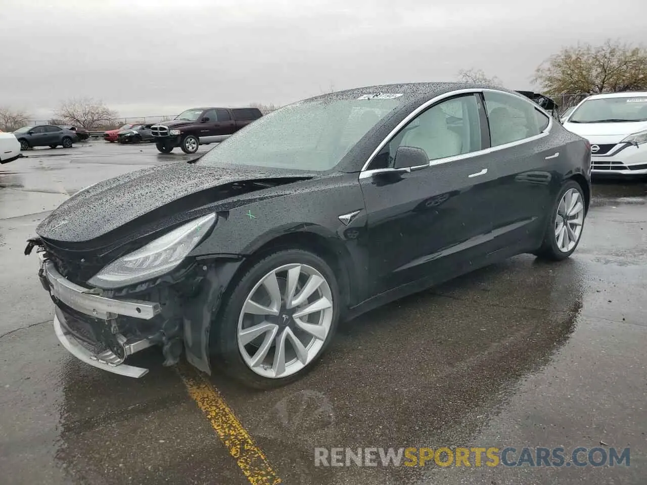 1 Фотография поврежденного автомобиля 5YJ3E1EA6LF806744 TESLA MODEL 3 2020