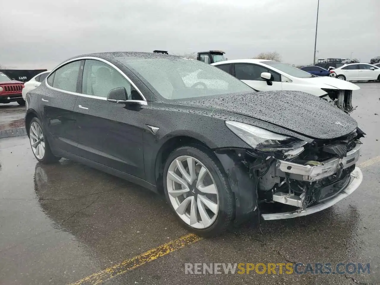 4 Фотография поврежденного автомобиля 5YJ3E1EA6LF806744 TESLA MODEL 3 2020