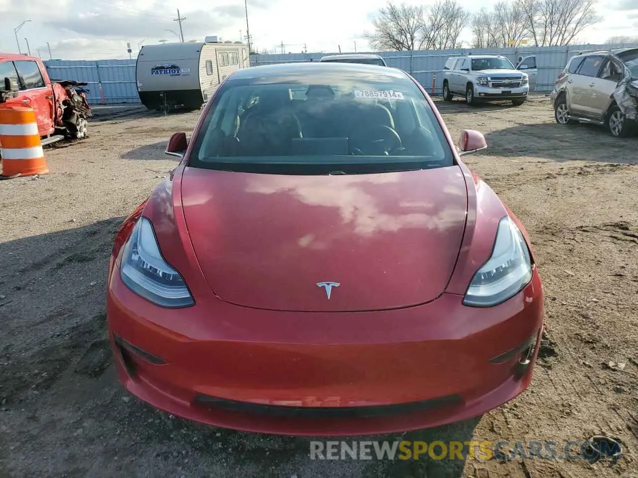 5 Photograph of a damaged car 5YJ3E1EA6LF808591 TESLA MODEL 3 2020