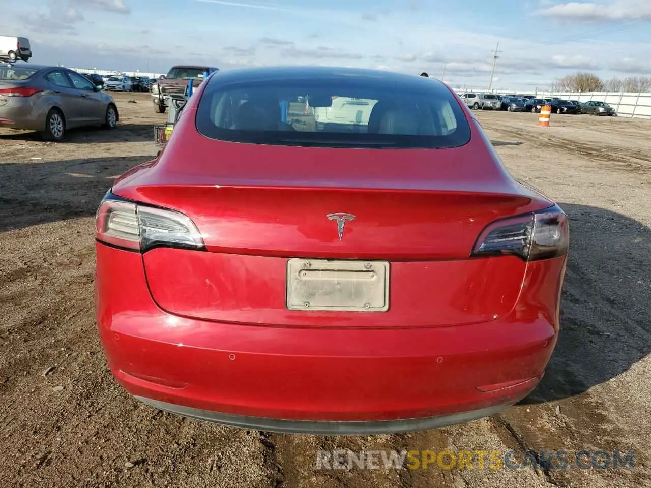 6 Photograph of a damaged car 5YJ3E1EA6LF808591 TESLA MODEL 3 2020