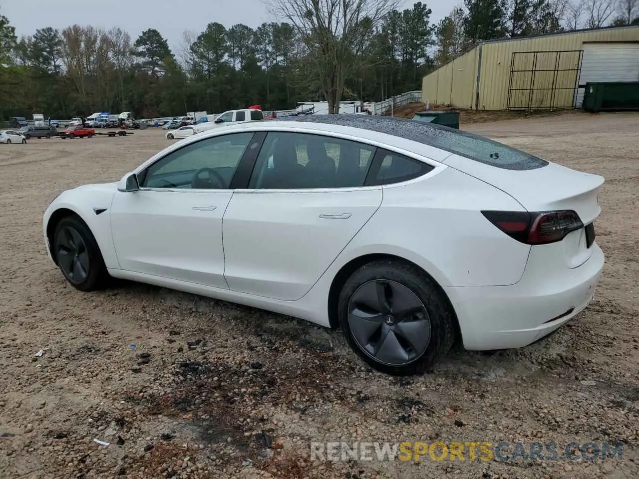 2 Photograph of a damaged car 5YJ3E1EA7LF504718 TESLA MODEL 3 2020