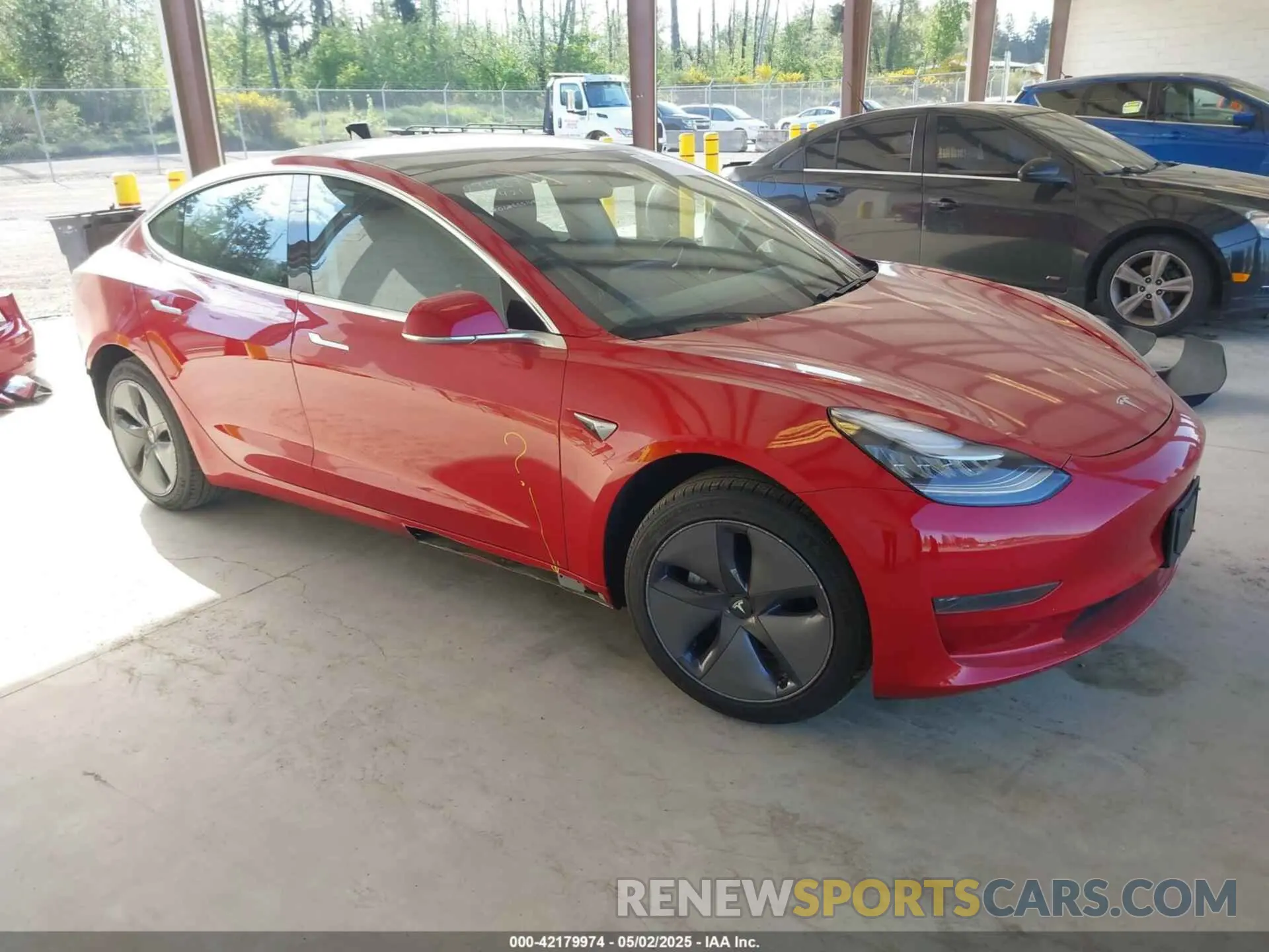 1 Photograph of a damaged car 5YJ3E1EA7LF611669 TESLA MODEL 3 2020