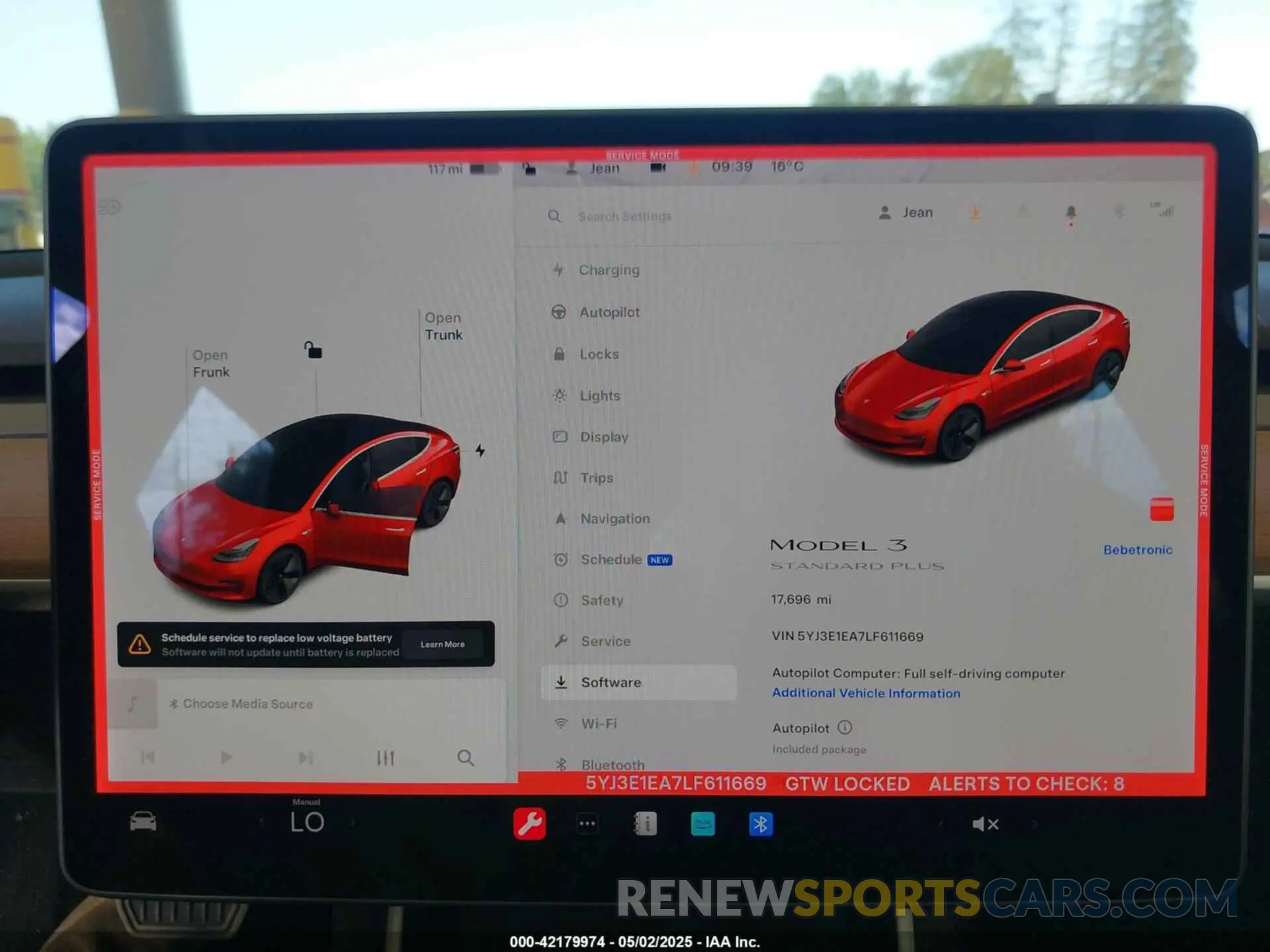 7 Photograph of a damaged car 5YJ3E1EA7LF611669 TESLA MODEL 3 2020